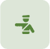 Green supply drop icon